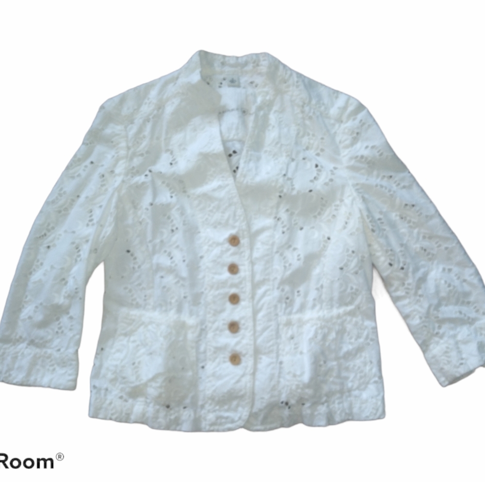 White Banana Republic blazer size 0